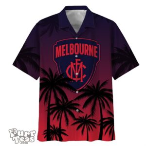 Melbourne Demons AFL Sport Summer Hawaiian Shirt Product Photo 1