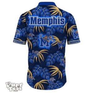 Memphis Tigers Hawaiian Shirt Special Gift Leafs Printed Product Photo 3