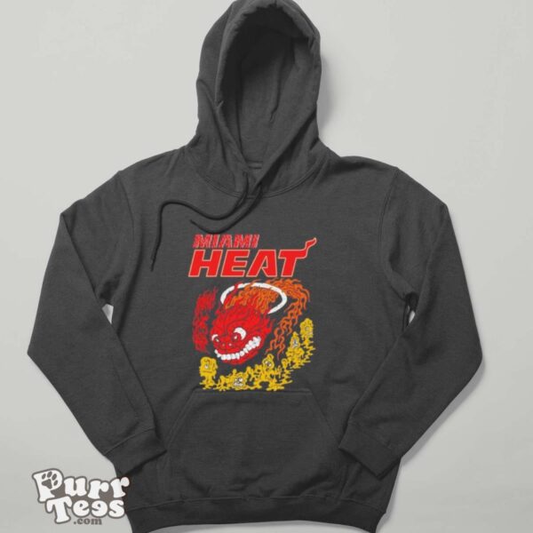 Miami Heat Retro Basketball Dragon Hot Fire shirt - Hoodie