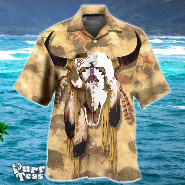 Native Skull Style Love Peace Hawaiian Shirt Style Gift Product Photo 1