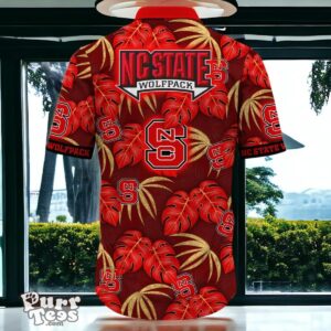 NC State Wolfpack Hawaiian Shirt Special Gift Leafs Printed Product Photo 3