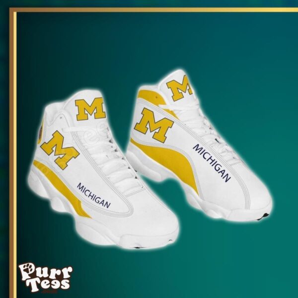 NCAA Michigan Air Jordan 13 Style Gift For Men And Women Product Photo 1