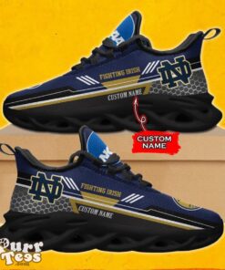 NCAA Notre Dame Fighting Irish Max Soul Shoes Special Gift Custom Name Product Photo 2