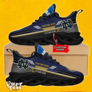 NCAA Notre Dame Fighting Irish Max Soul Shoes Special Gift Custom Name Product Photo 2