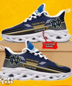 NCAA Notre Dame Fighting Irish Max Soul Shoes Special Gift Custom Name Product Photo 1