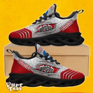 NCAA Ohio State Buckeyes Max Soul Shoes Special Gift Custom Name Product Photo 2