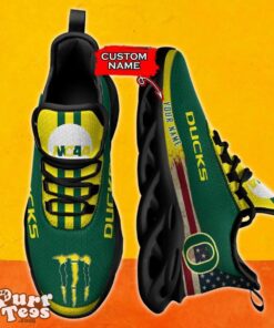 NCAA Oregon Ducks Max Soul Shoes Special Gift For Men And Women Custom Name Product Photo 2
