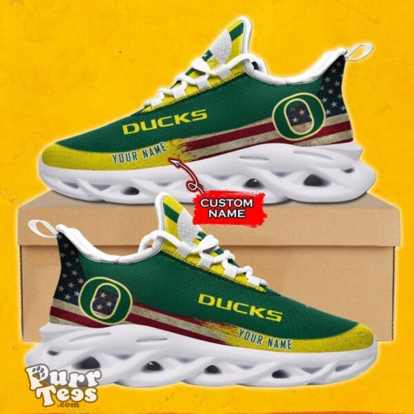 NCAA Oregon Ducks Max Soul Shoes Special Gift For Men And Women Custom Name Product Photo 1