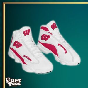 NCAA Wisconsin Air Jordan 13 Style Gift For Men And Women Product Photo 1