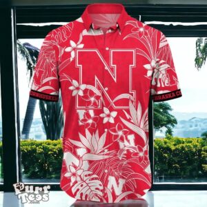 Nebraska Cornhuskers Hawaiian Shirt Special Gift Tropical Flower Product Photo 2