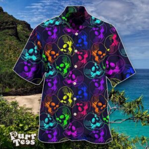 Neon Skull Cool Hawaiian Shirt Special Gift For Men And Women Product Photo 1