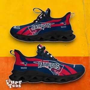 New England Patriots Custom Name Max Soul Shoes Special Gift Product Photo 2