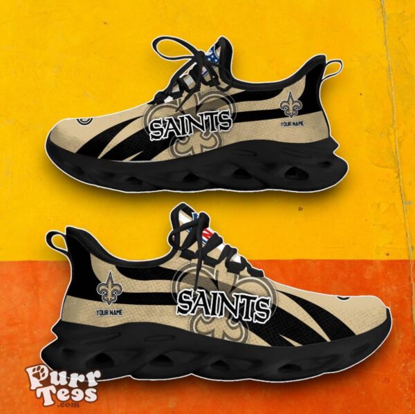 New Orleans Saints Custom Name Max Soul Shoes Special Gift Product Photo 2