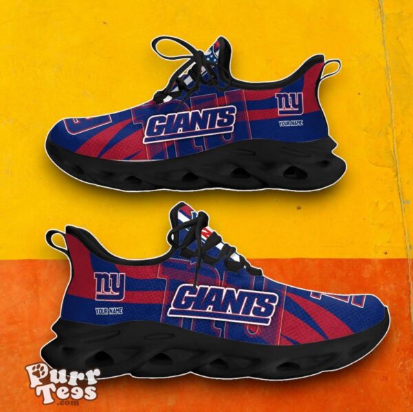 New York Giants Custom Name Max Soul Shoes Special Gift Product Photo 2