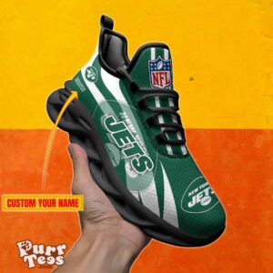 New York Jets Custom Name Max Soul Shoes Special Gift Product Photo 1