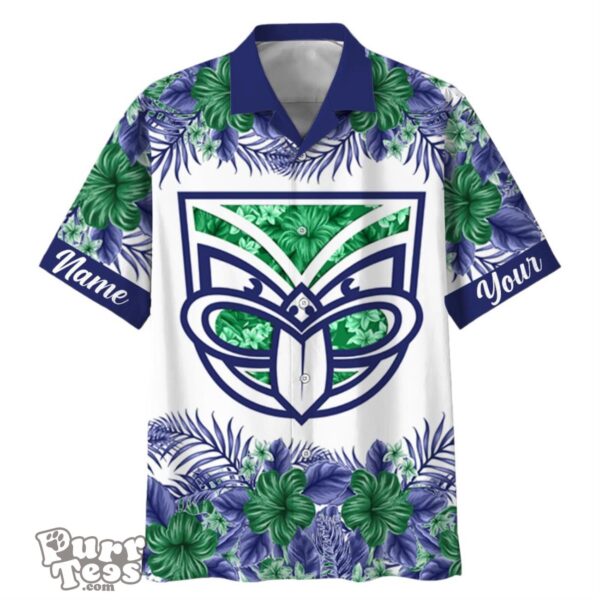 New Zealand Warriors NRL Sport Custom Name Hawaiian Shirt For Men Women Product Photo 1