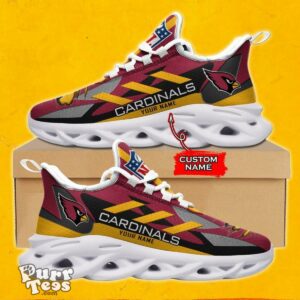 NFL Arizona Cardinals Max Soul Shoes Special Gift Custom Name Product Photo 1