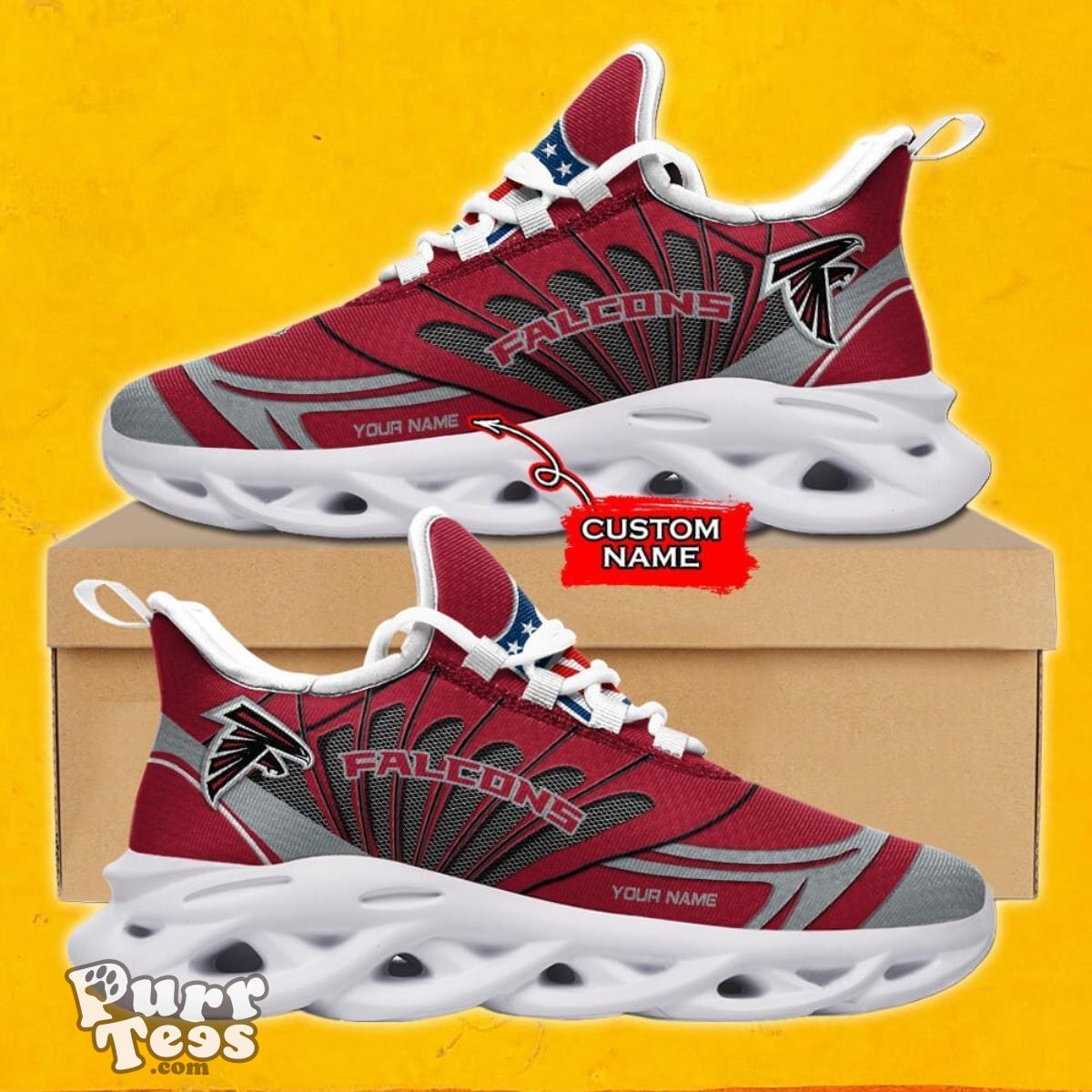 NFL Atlanta Falcons Max Soul Shoes Special Gift Custom Name Ver Product Photo 1