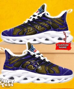 NFL Baltimore Ravens Max Soul Shoes Special Gift Custom Name Ver Product Photo 1
