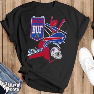 NFL Buffalo Bills Split Zone shirt - Black T-Shirt