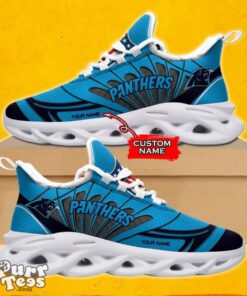 NFL Carolina Panthers Max Soul Shoes Special Gift Custom Name Product Photo 1