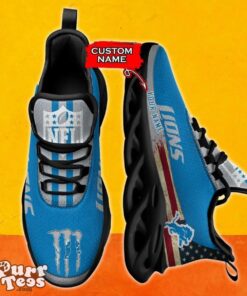 NFL Detroit Lions Max Soul Shoes Special Gift Custom Name Pod Product Photo 2