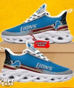 NFL Detroit Lions Max Soul Shoes Special Gift Custom Name Pod Product Photo 1