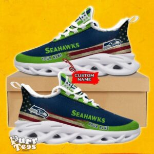 NFL Seattle Seahawks Max Soul Shoes Special Gift Monster Custom Name Product Photo 1