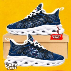 NFL Tennessee Titans Max Soul Shoes Special Gift Custom Name Ver Product Photo 1