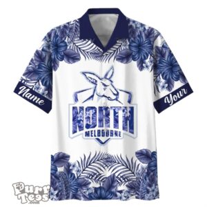 North Melbourne Kangaroos AFL Sport Custom Name Hawaiian Shirt For Men Women Product Photo 1