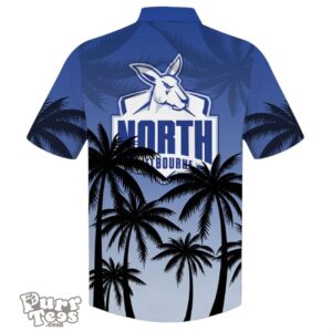 North Melbourne Kangaroos AFL Sport Summer Hawaiian Shirt Product Photo 2