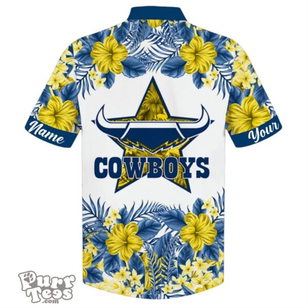 North Queensland Cowboys NRL Sport Custom Name Hawaiian Shirt For Men Women Product Photo 2