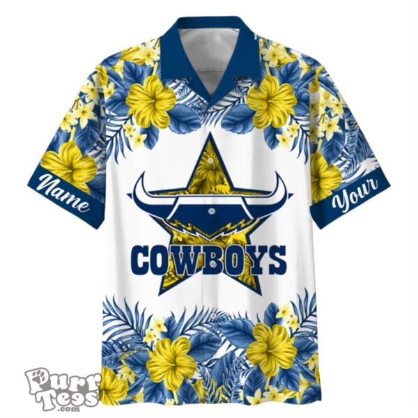 North Queensland Cowboys NRL Sport Custom Name Hawaiian Shirt For Men Women Product Photo 1