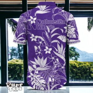 Northwestern Wildcats Hawaiian Shirt Special Gift Tropical Flower Product Photo 3