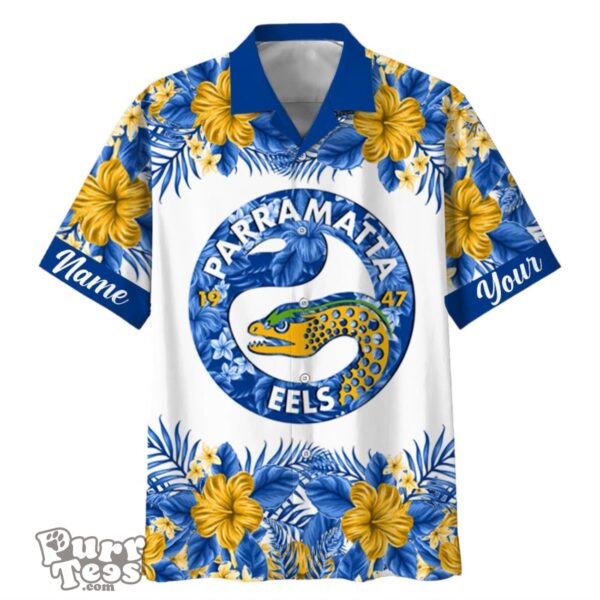 Parramatta Eels NRL Sport Custom Name Hawaiian Shirt For Men Women Product Photo 1