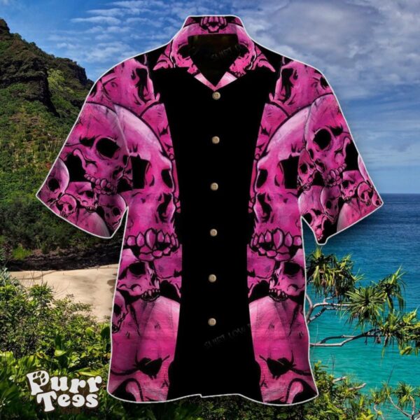 Pink Skull Hawaiian Shirt Special Gift For Men And Women Product Photo 1