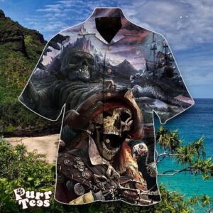 Pirates Of The Sea Skull Hawaiian Shirt Special Gift For Men And Women Product Photo 1