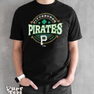 Pittsburgh Pirates St. Patrick’s Day Lucky 2024 T Shirt - Black Unisex T-Shirt