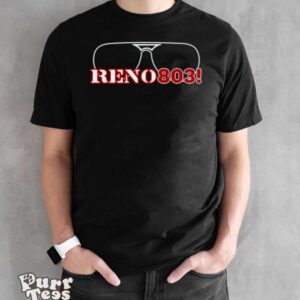 Reno 803 Dante Reno glasses shirt - Black Unisex T-Shirt