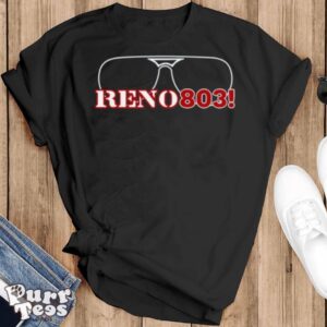 Reno 803 Dante Reno glasses shirt - Black T-Shirt