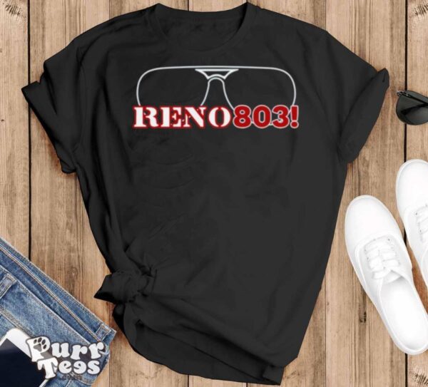 Reno 803 Dante Reno glasses shirt - Black T-Shirt