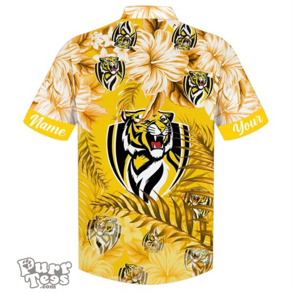 Richmond Tigers AFL Sport Custom Name Hawaiian Shirt Product Photo 2