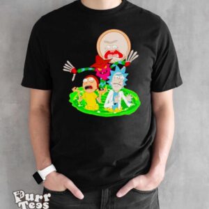 Rick and Morty interdimensional adventure shirt - Black Unisex T-Shirt