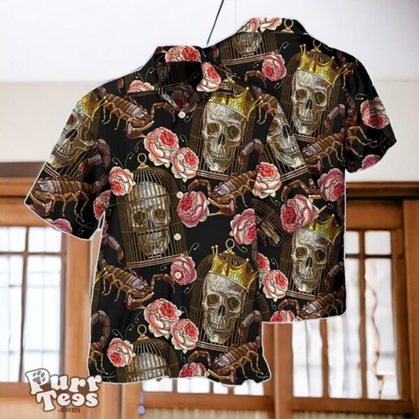 Scorpio Skull Hawaiian Shirt Special Gift Product Photo 1