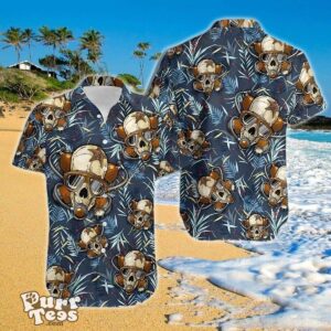 Scuba Diving Skull Aloha Hawaiian Shirt For Men Women Product Photo 1