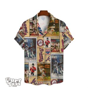 Show Your Love with the Atlanta Braves 3D Hawaiian Shirt for Men & Women Product Photo 2