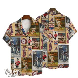 Show Your Love with the Atlanta Braves 3D Hawaiian Shirt for Men & Women Product Photo 1