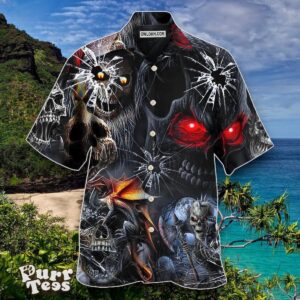 Skull Dark Skull Style Hawaiian Shirt Special Gift For Men And Women Product Photo 1