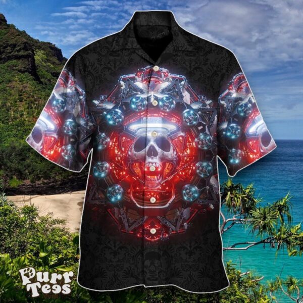 Skull Electric Dream Or Die Hawaiian Shirt Special Gift For Men And Women Product Photo 1