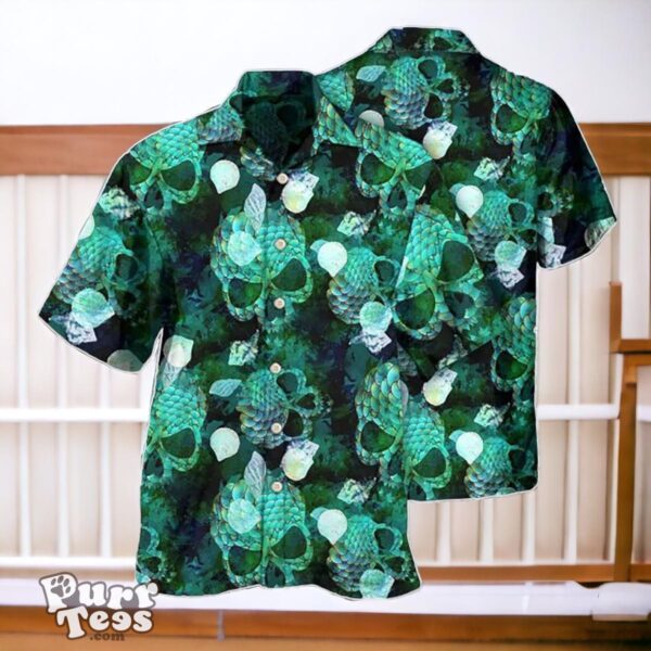 Skull Fish Hawaiian Shirt Special Gift Shorts Set Summer Beach Clothing Clothes Outfit For Men Product Photo 1